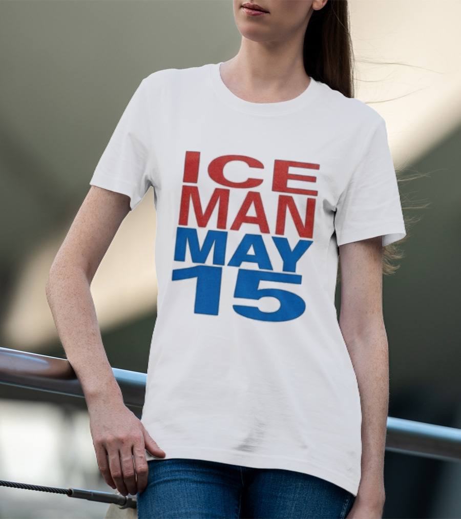 Iceman May 15 Bold Red Blue T-Shirt