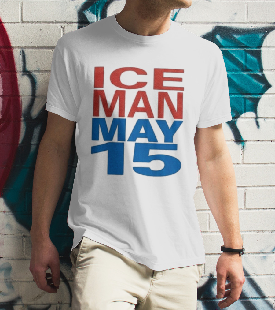 Iceman May 15 Bold Red Blue T-Shirt