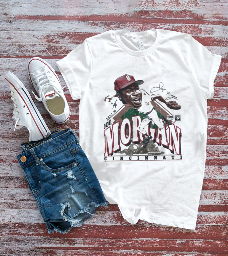 Joe Morgan Cincinnati Bruce Stark Collection 1981 T-Shirt