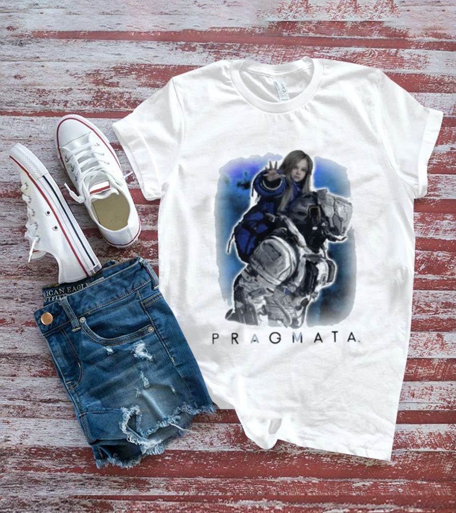 PRAGMATA Futuristic Sci Fi Adventure T-Shirt