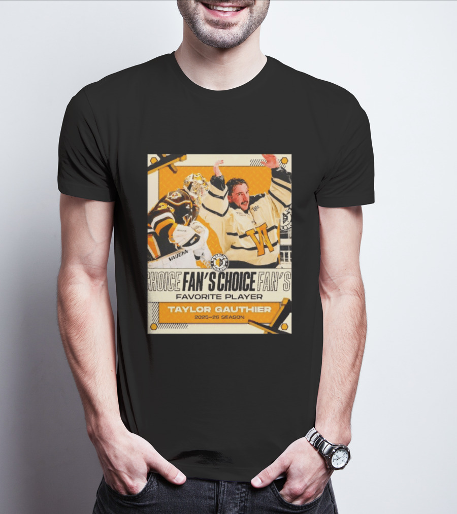 Taylor Gauthier Fan's Choice Favorite Player 2025 26 Season T-Shirt