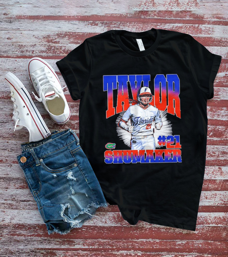 Florida Gators Taylor Shumaker NCAA Softball #21 T-Shirt