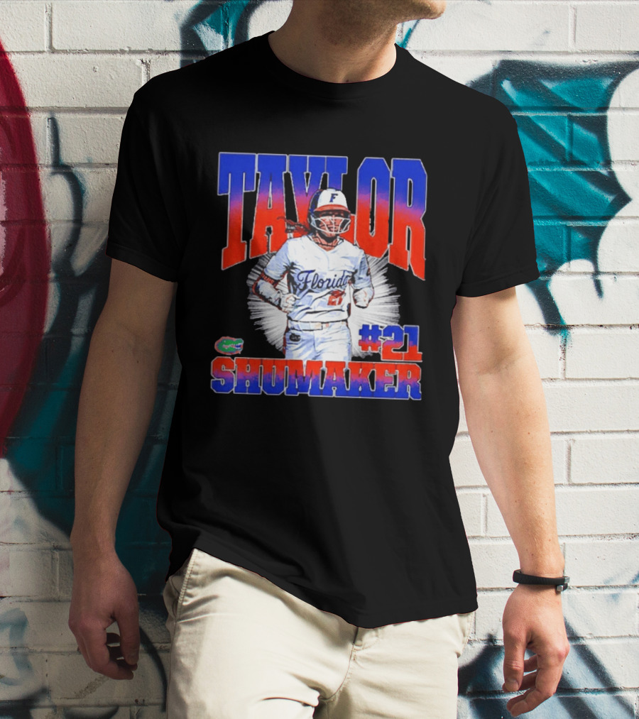 Florida Gators Taylor Shumaker NCAA Softball #21 T-Shirt