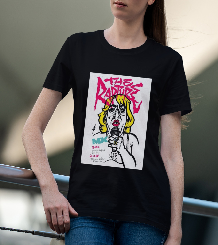 The Rapture 2026 México Tour Art MDX April 23 25 Live Performance T-Shirt