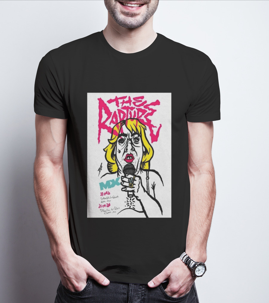 The Rapture 2026 México Tour Art MDX April 23 25 Live Performance T-Shirt
