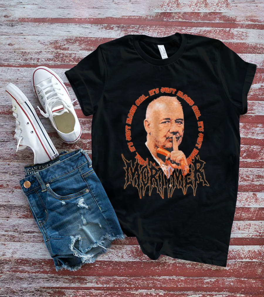 Shhh It's Just Magic Bob Mortimer Orange T-Shirt