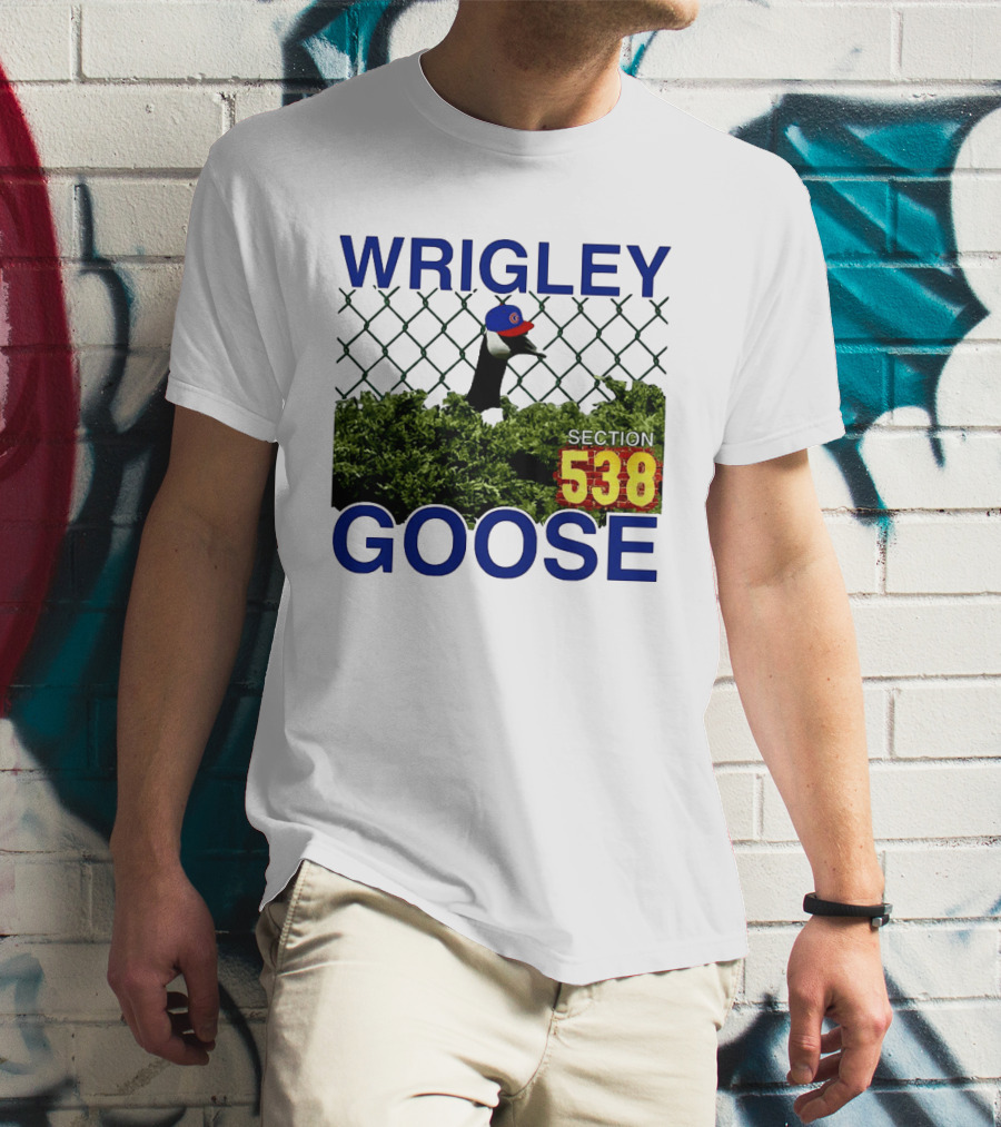 Wrigley Goose Section 538 Chicago Cubs MLB T-Shirt