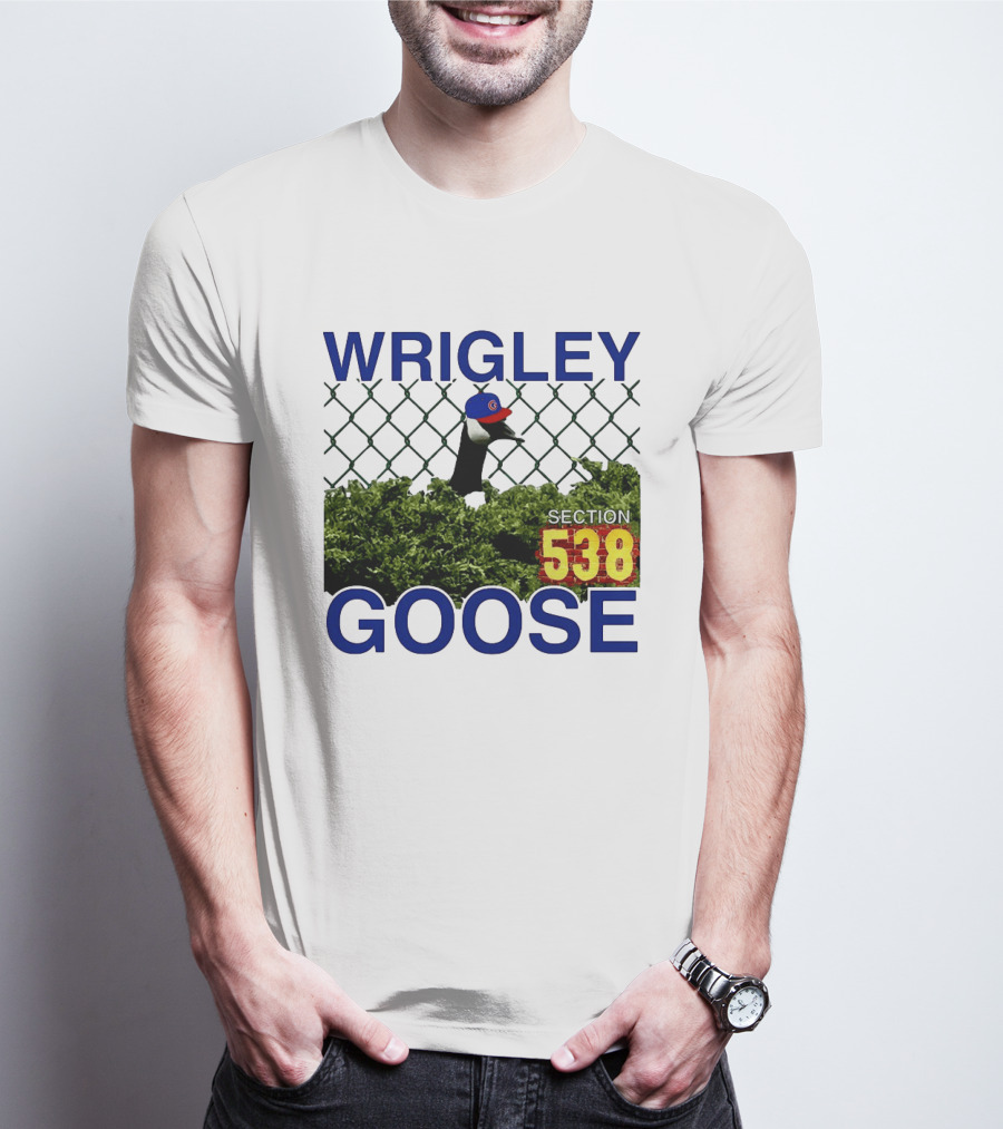 Wrigley Goose Section 538 Chicago Cubs MLB T-Shirt