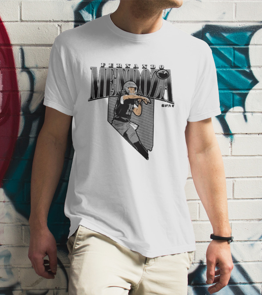 Fernando Mendoza State Star Football Quarterback Remix T-Shirt