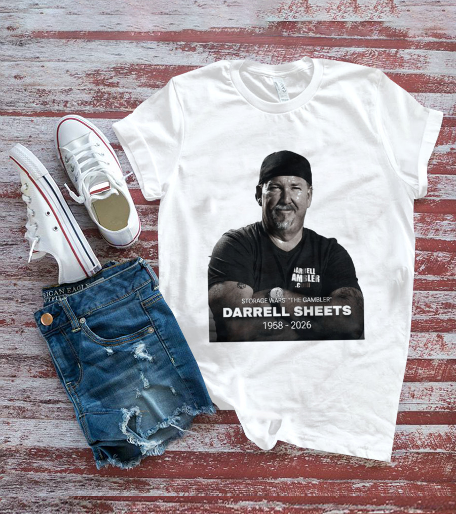 Storage Wars The Gambler Darrell Sheets 1958 2026 T-Shirt