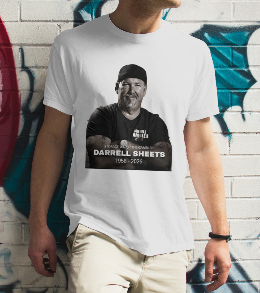 Storage Wars The Gambler Darrell Sheets 1958 2026 T-Shirt