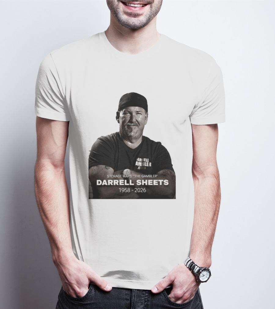 Storage Wars The Gambler Darrell Sheets 1958 2026 T-Shirt
