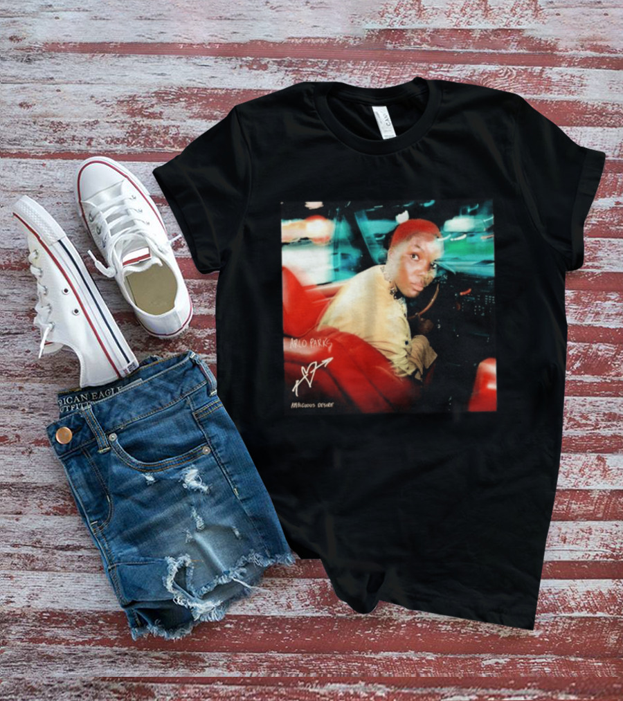 Arlo Parks Ambiguous Desire Heart Signature Vibrant Driving Scene T-Shirt