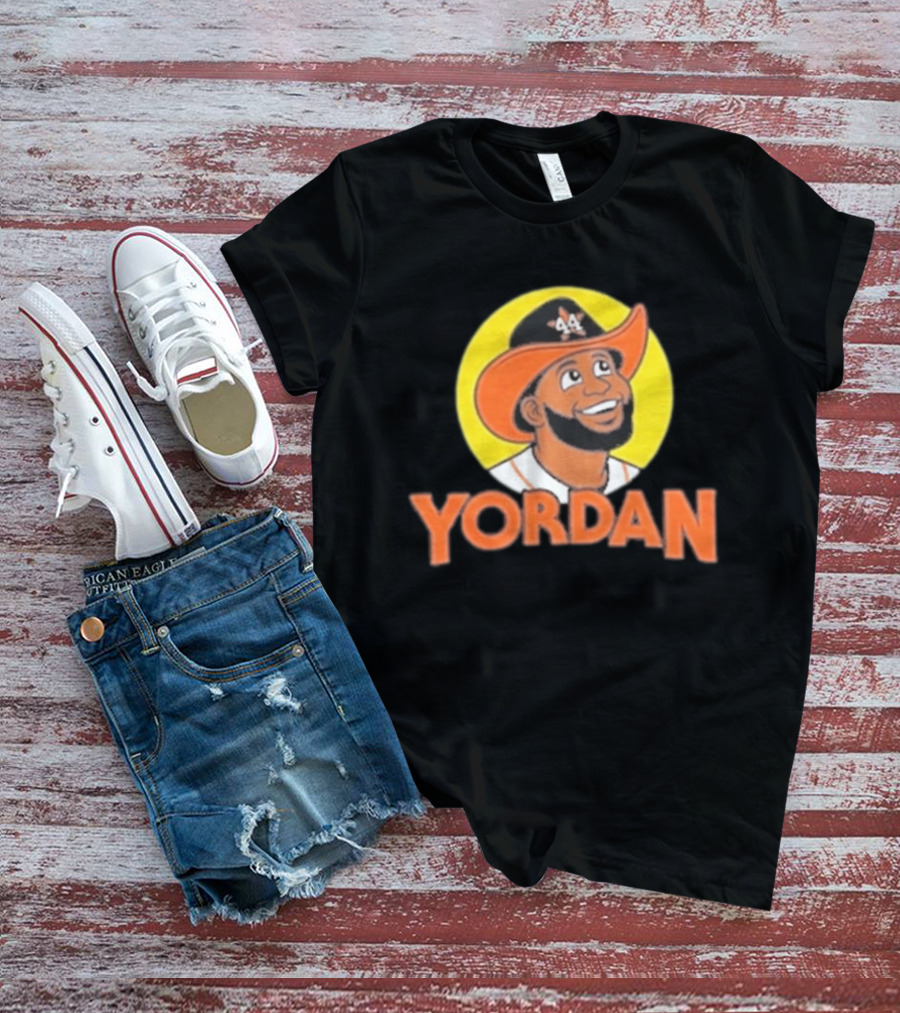 Yordan Alvarez 44 Cowboy Hat Baseball T-Shirt