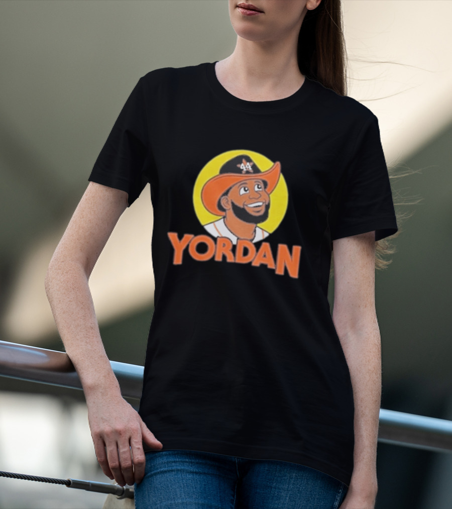 Yordan Alvarez 44 Cowboy Hat Baseball T-Shirt