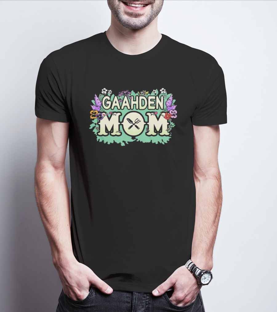 Gaahden Mom Gardening Tools Floral T-Shirt