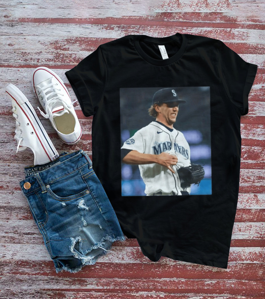 Mariners Baseball Nike Athlete Action Scene MLB T-Shirt
