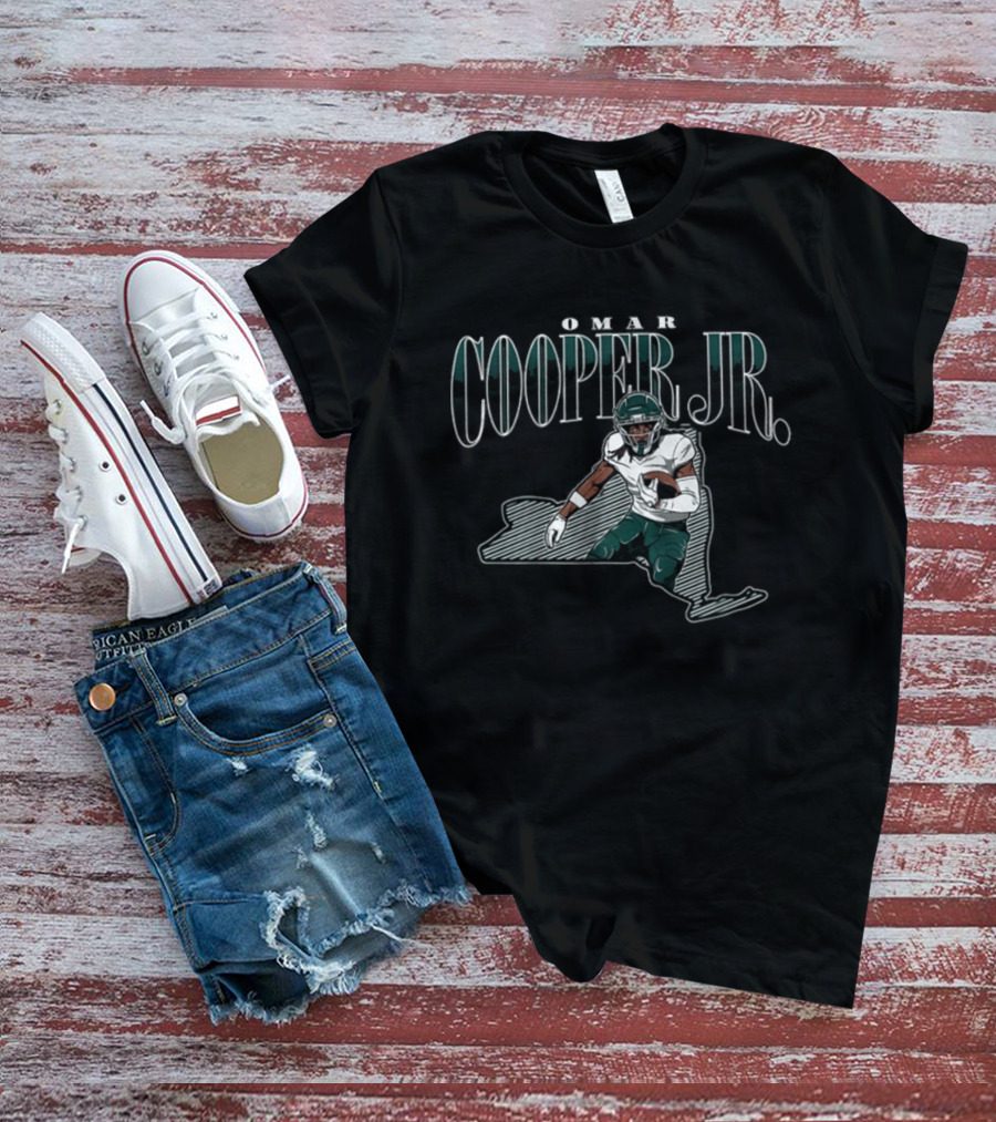 Omar Cooper Jr Football Star New York State Dynamic Action T-Shirt