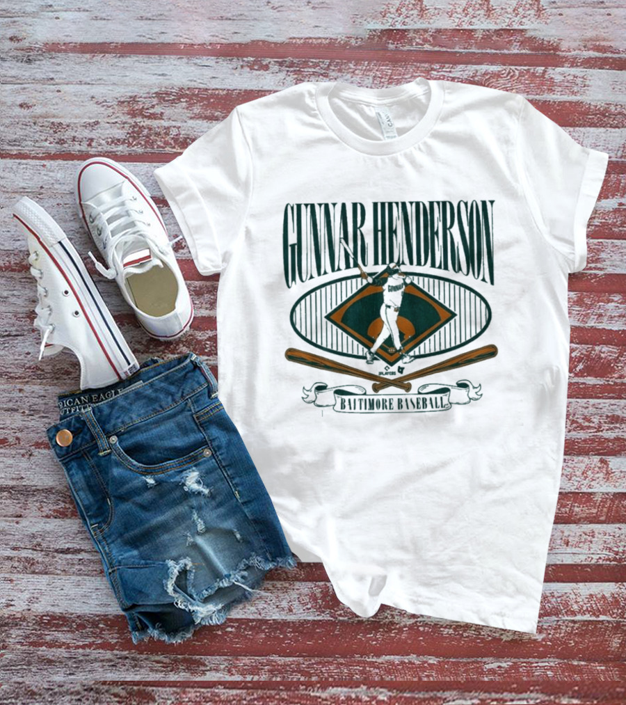 Gunnar Henderson Baltimore Baseball Diamond Standouts T-Shirt