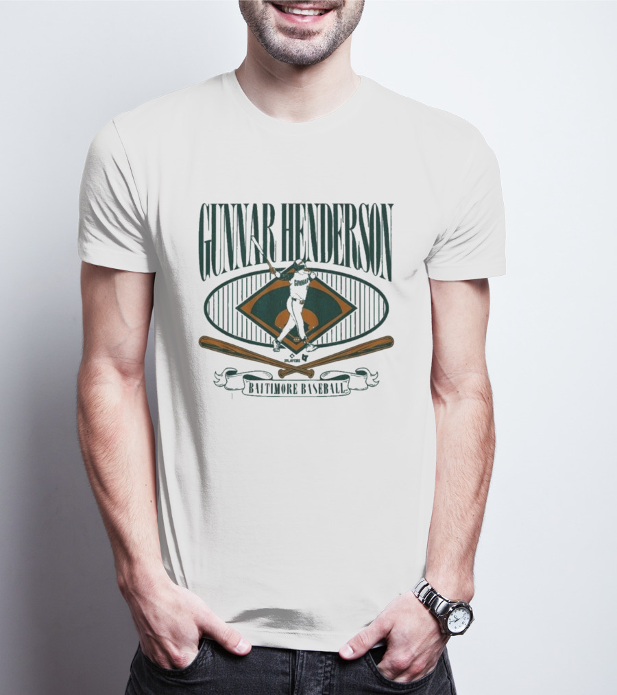 Gunnar Henderson Baltimore Baseball Diamond Standouts T-Shirt