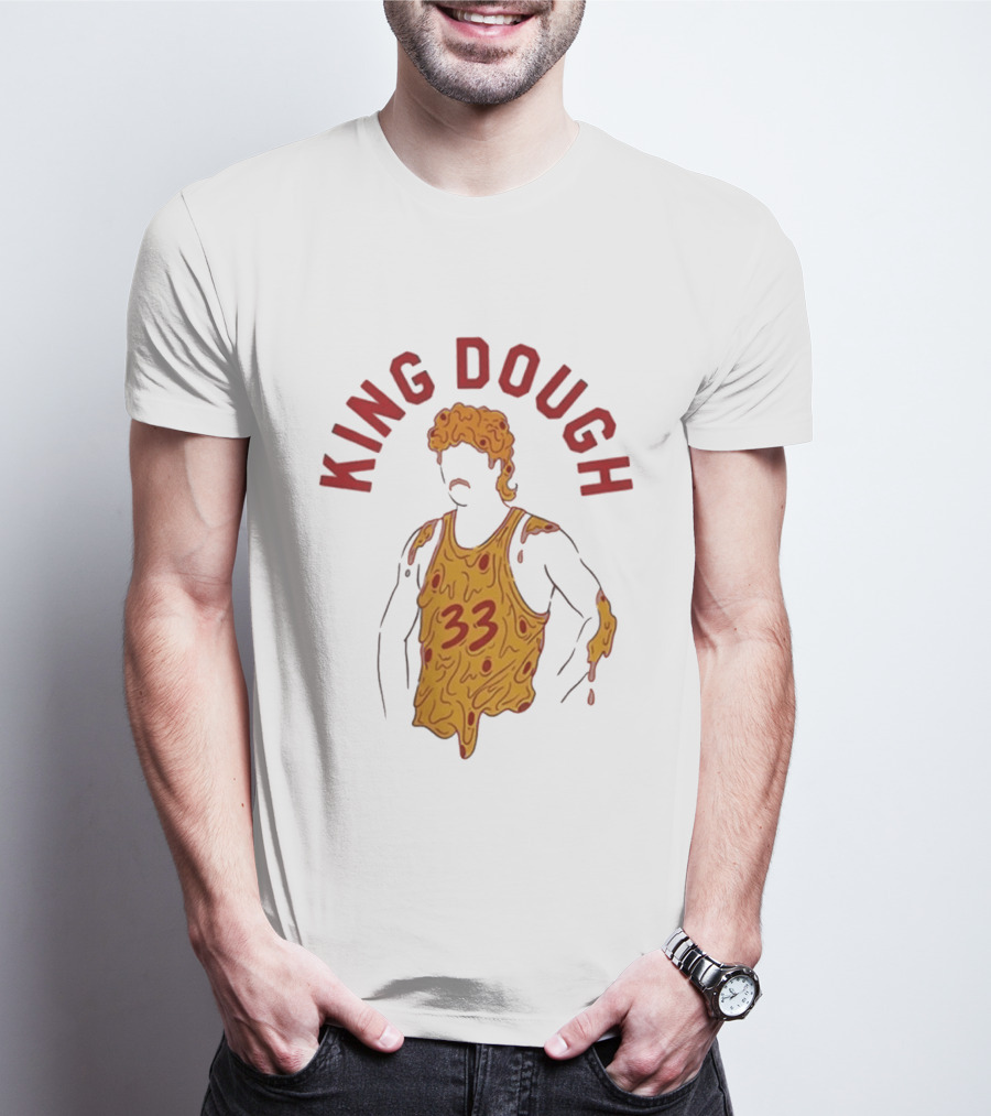 King Dough 33 Pizza Basketball T-Shirt