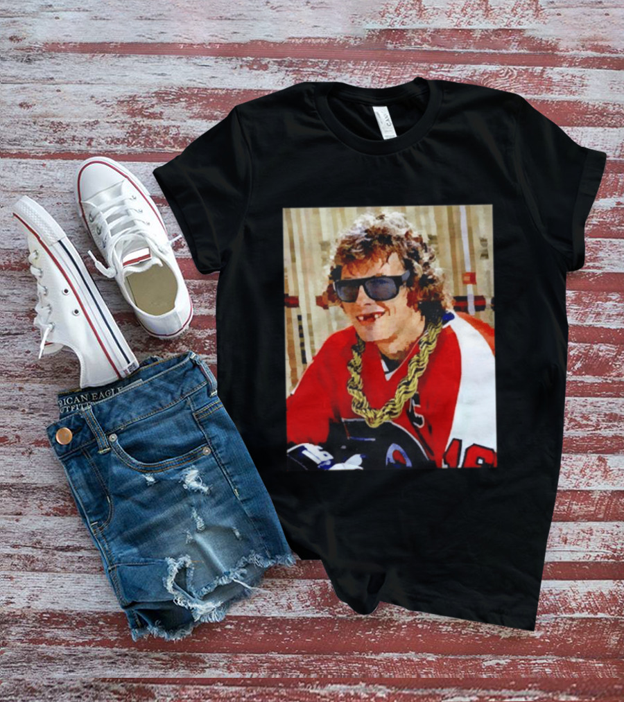 Philadelphia Flyers Bobby Clarke Retro Style Smile Iconic 1970s Nostalgia T-Shirt