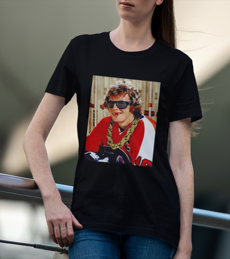 Philadelphia Flyers Bobby Clarke Retro Style Smile Iconic 1970s Nostalgia T-Shirt