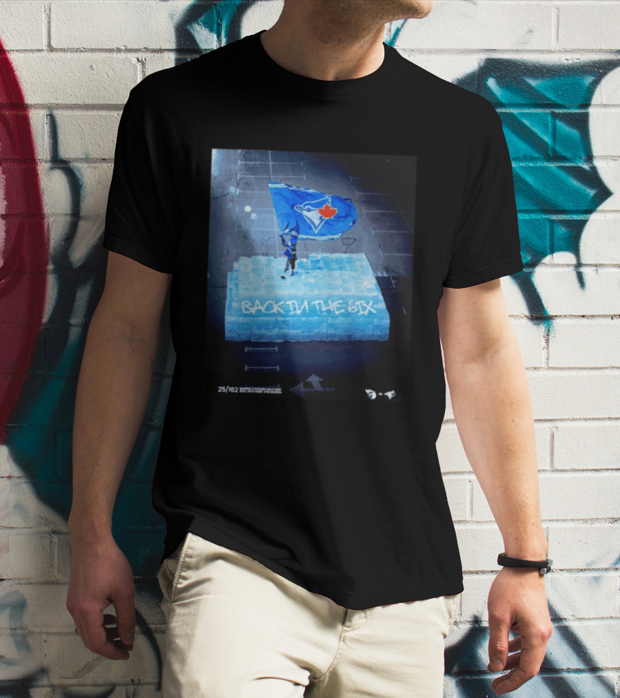 Toronto Blue Jays Back In The 6ix Ice Flag And Blocks T-Shirt