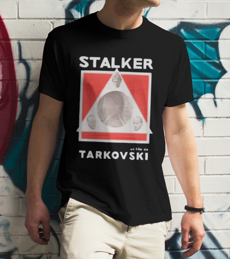 Stalker Film Tarkovski Triangular Faces T-Shirt