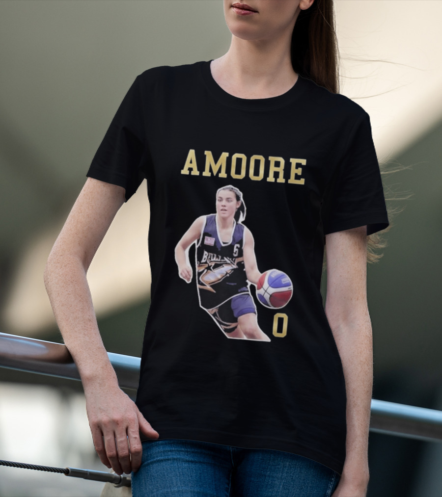 Amoore Bulls Basketball Player Jersey Number 0 T-Shirt