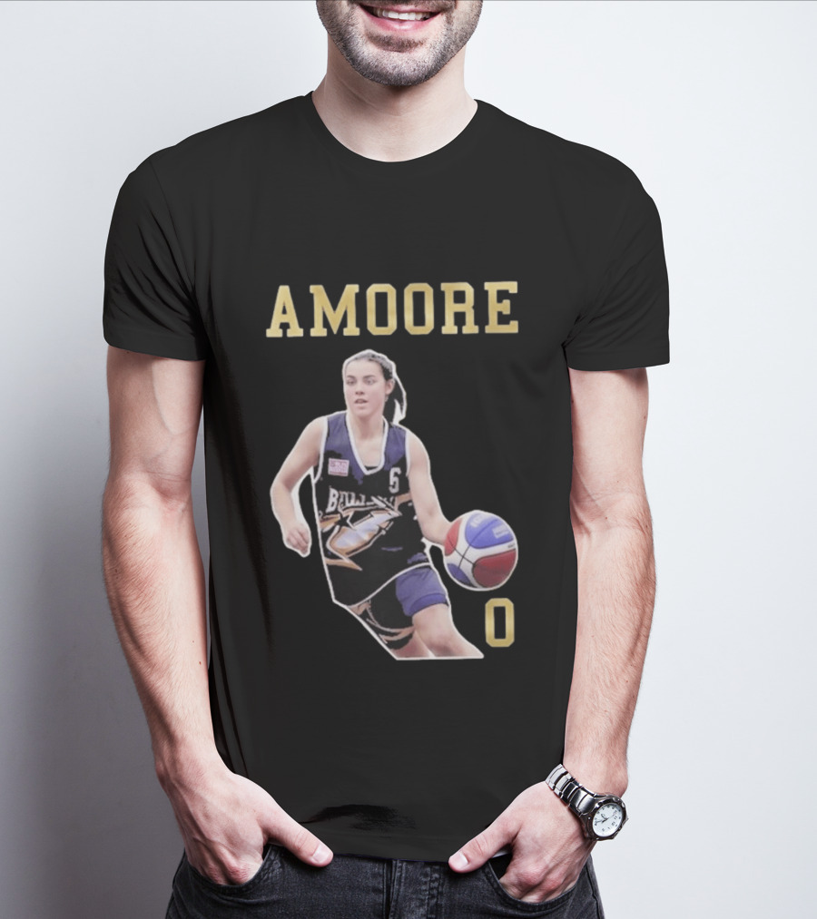 Amoore Bulls Basketball Player Jersey Number 0 T-Shirt