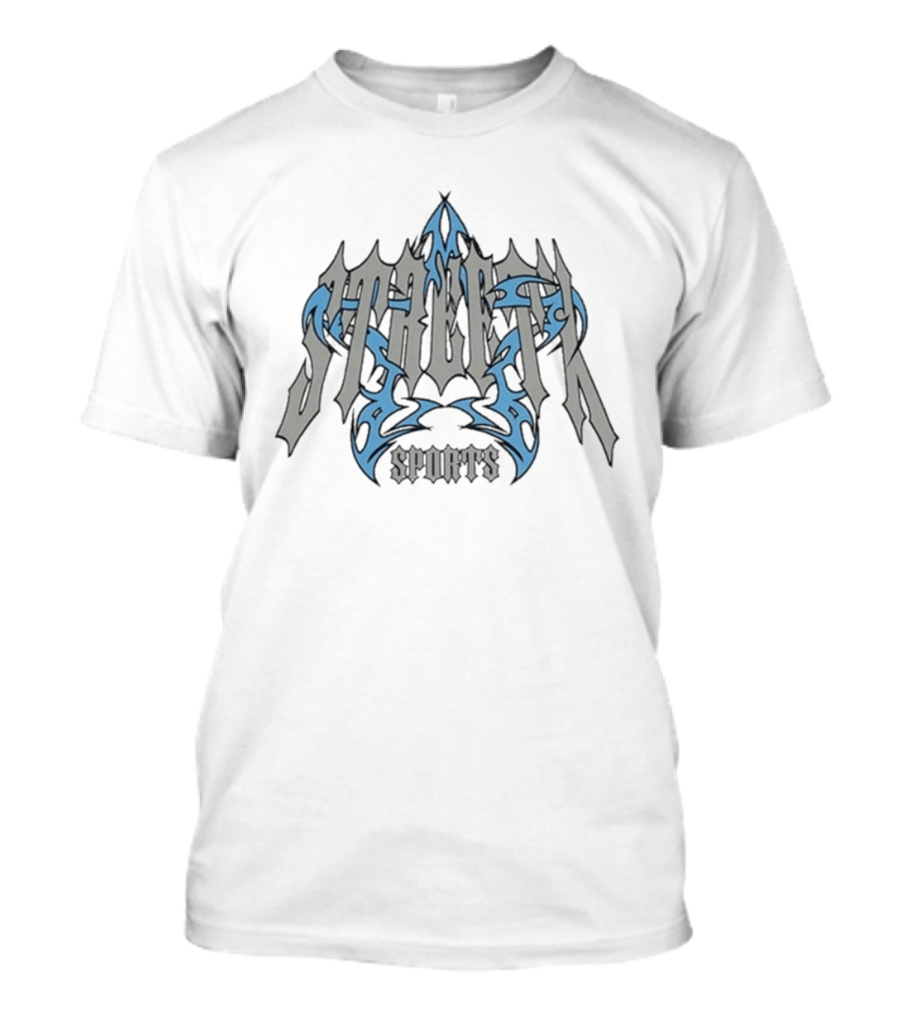 Streetx Sports Gothic Star Blue Tribal T-Shirt