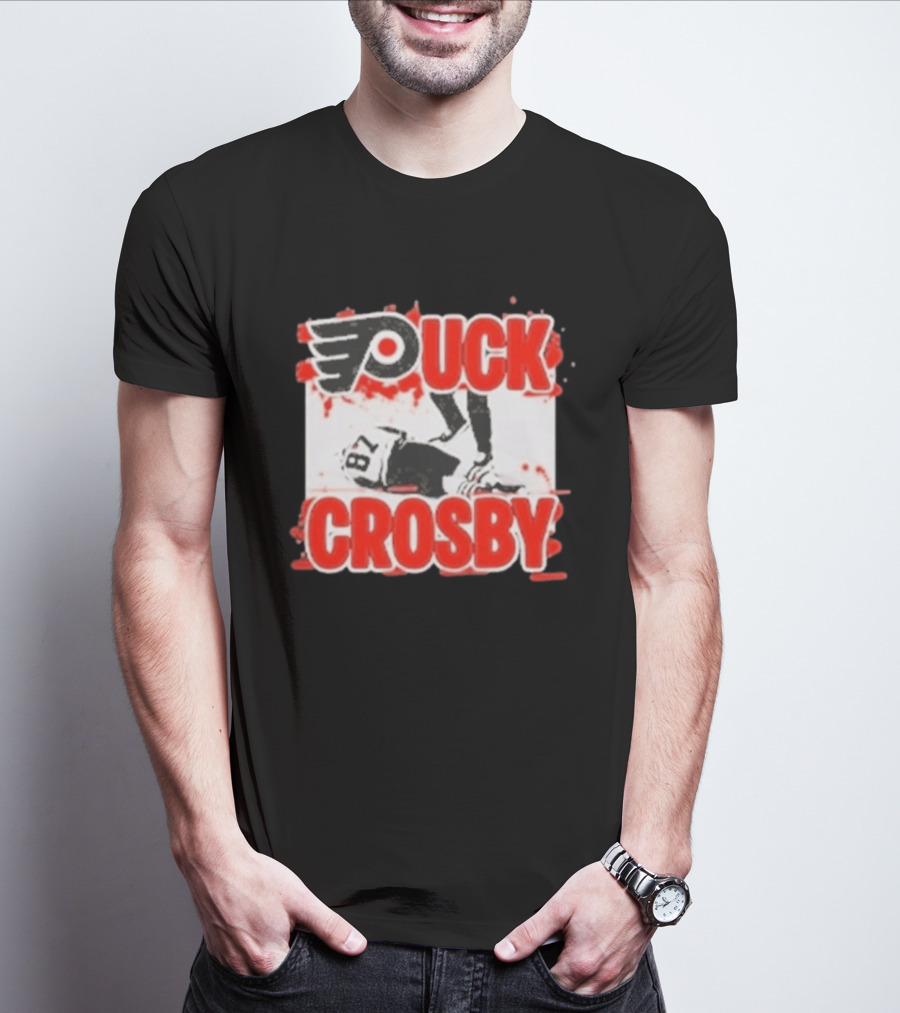 Puck Crosby Philadelphia Flyers Hockey 87 2026 T-Shirt