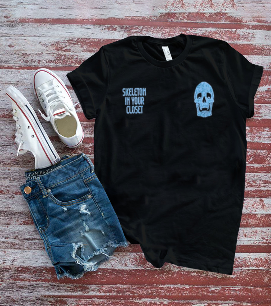 Skeleton In Your Closet Llof Blue Skull T-Shirt