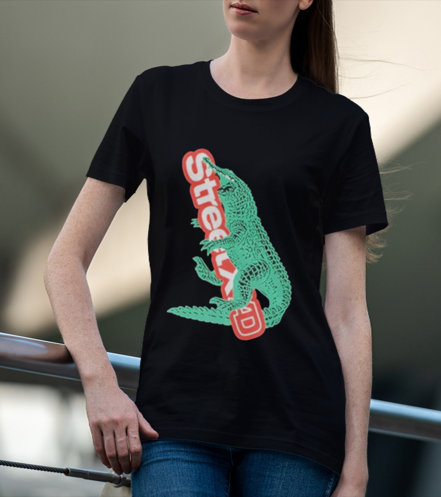 StreetxAD Basilik Gator Vintage Crocodile T-Shirt
