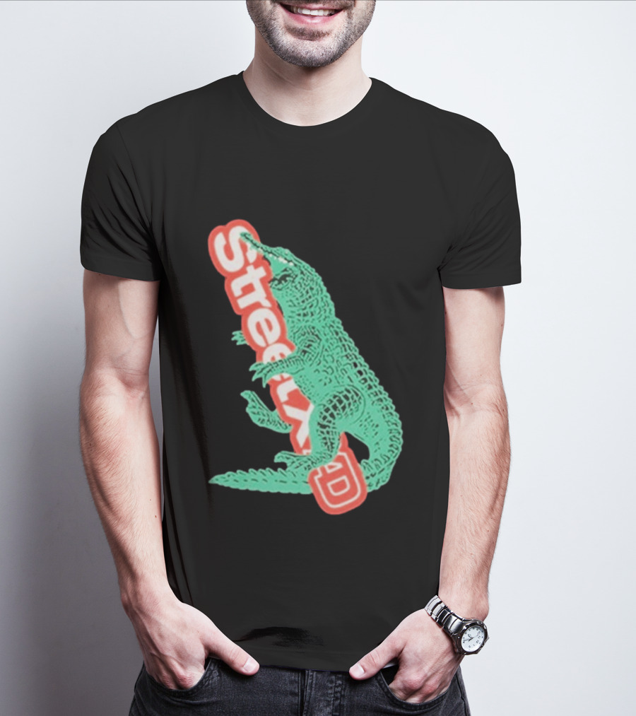 StreetxAD Basilik Gator Vintage Crocodile T-Shirt