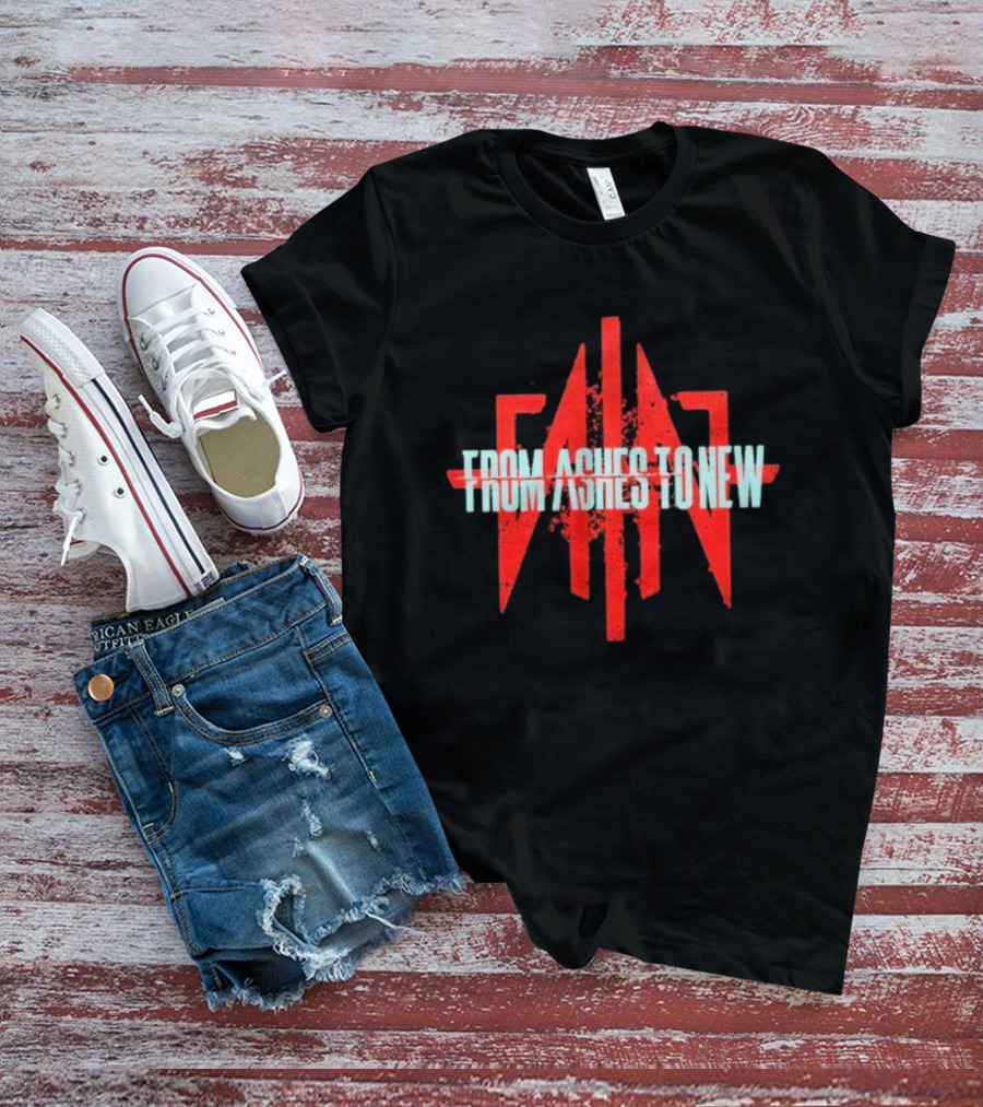 From Ashes To New FAN Symbol Red And White T-Shirt