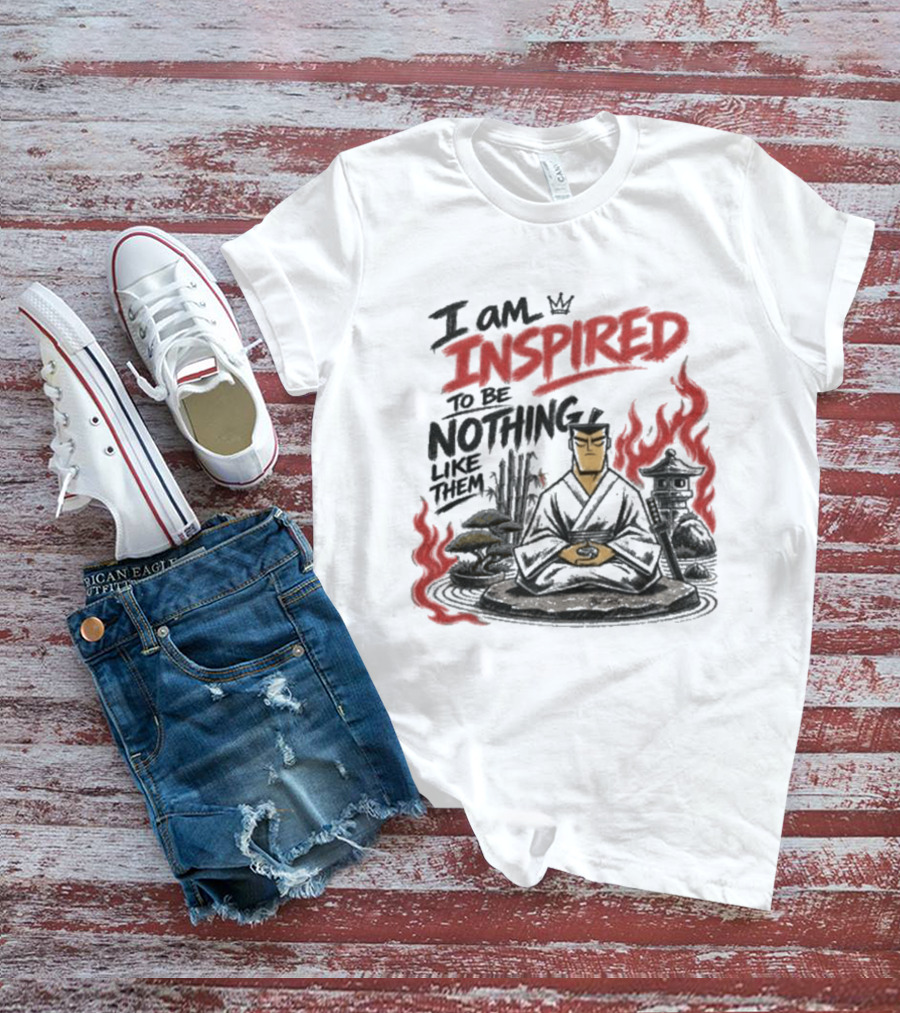 I Am Inspired To Be Nothing Like Them Third Eye Kingdom Be Different T-Shirt