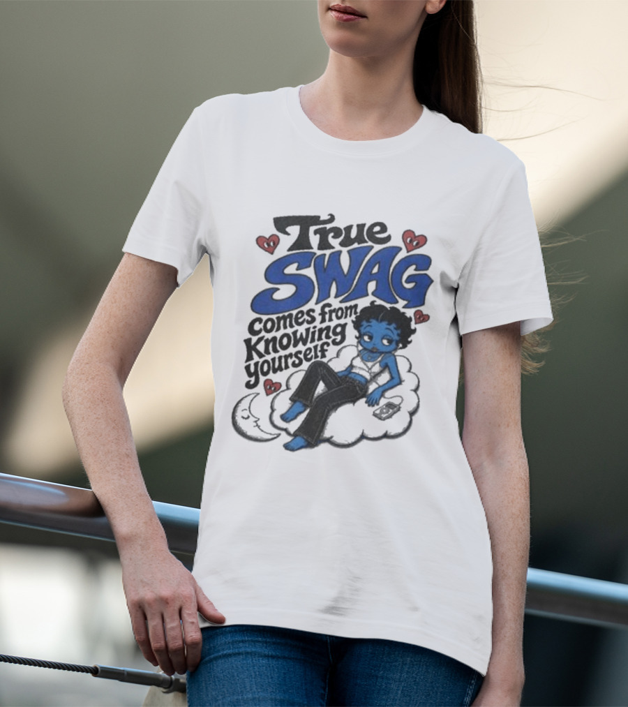 True Swag Comes From Knowing Yourself Third Eye Kingdom Self Knowledge T-Shirt