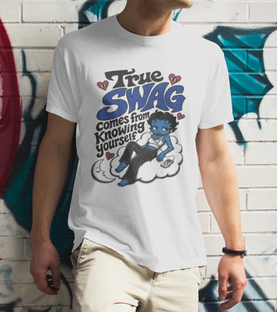True Swag Comes From Knowing Yourself Third Eye Kingdom Self Knowledge T-Shirt