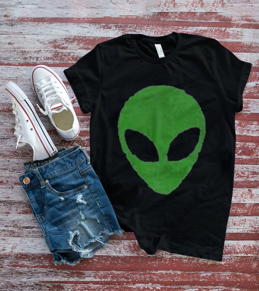 Margo Millet Alien Green Face Money Troubles T-Shirt