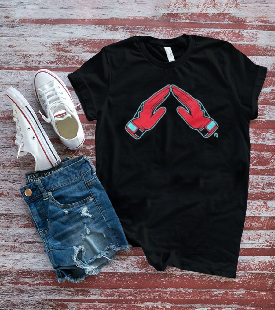 Arizona Diamondbacks Red Glove Gesture T-Shirt