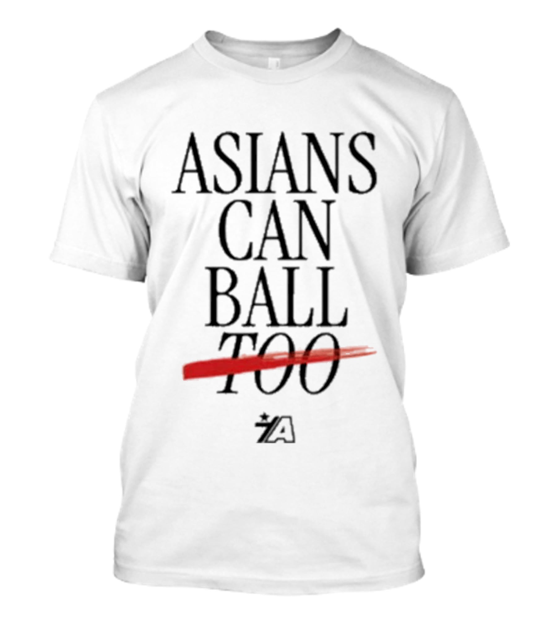 Asians Can Ball Too Asian Americans Sports Recognition T-Shirt