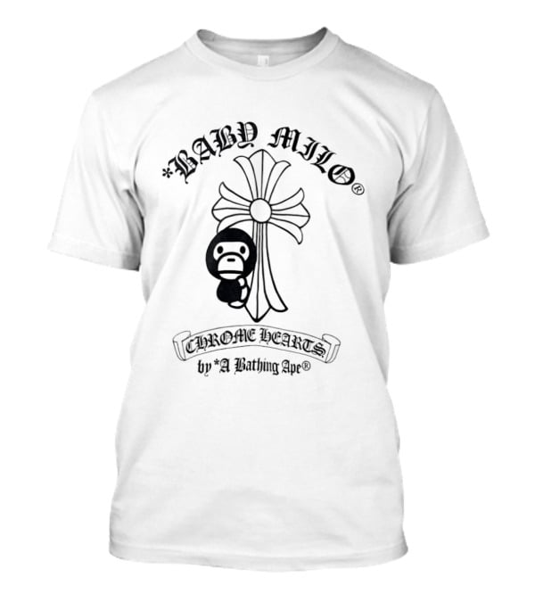 BABY MILO Chrome Hearts By A Bathing Ape BAPE T-Shirt