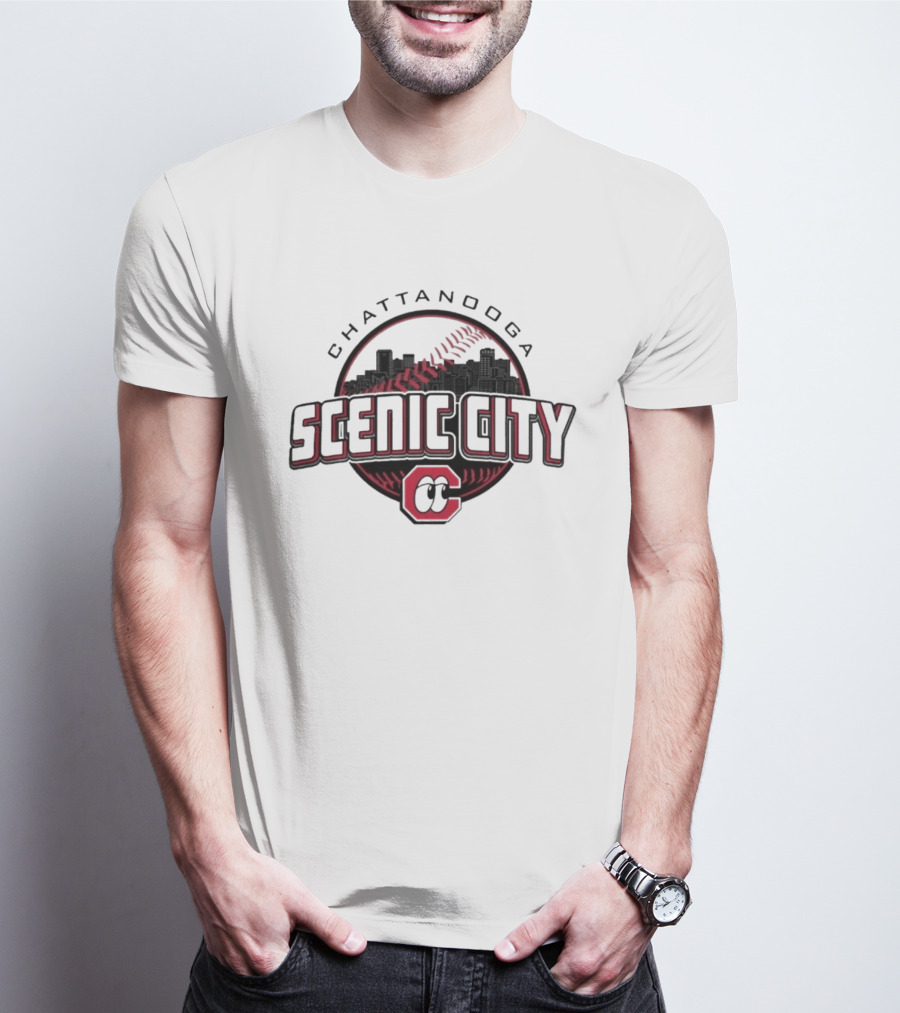 Chattanooga Scenic City Baseball CC Skyline T-Shirt