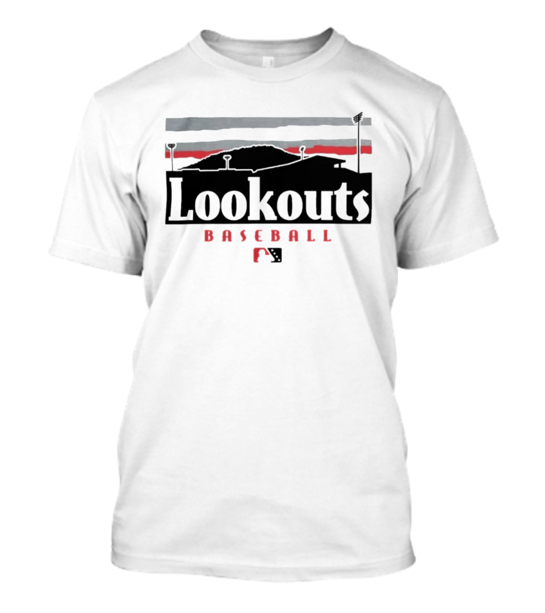 Chattanooga Lookouts Baseball Stadium Sky T-Shirt