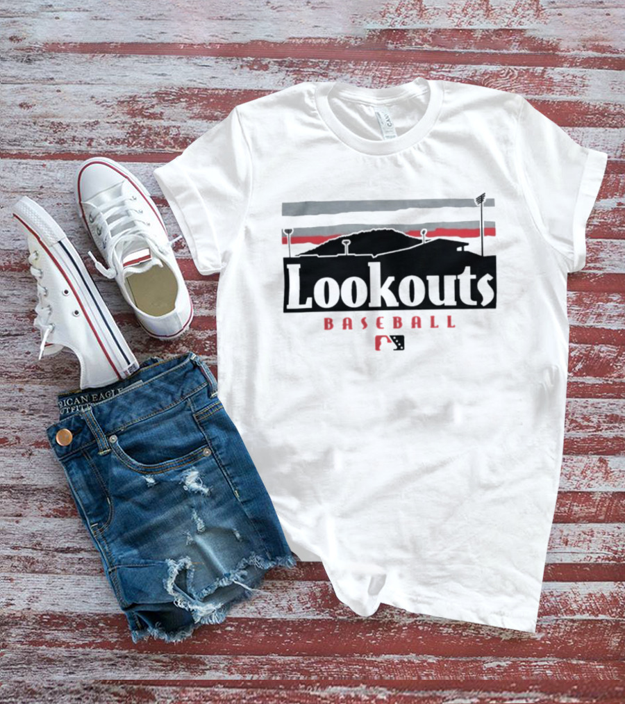 Chattanooga Lookouts Baseball Stadium Sky T-Shirt