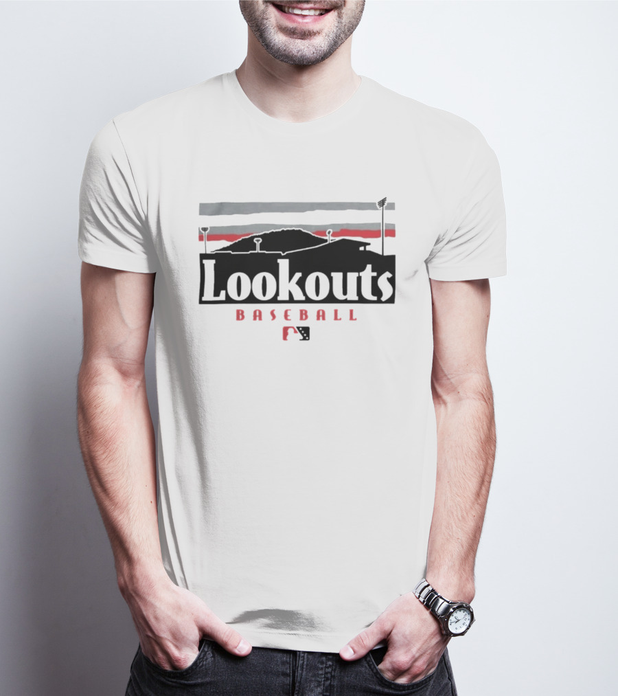 Chattanooga Lookouts Baseball Stadium Sky T-Shirt