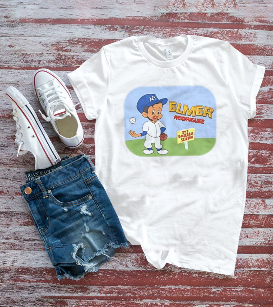 Elmer Rodriguez NY It's Baseball Season Yankees T-Shirt