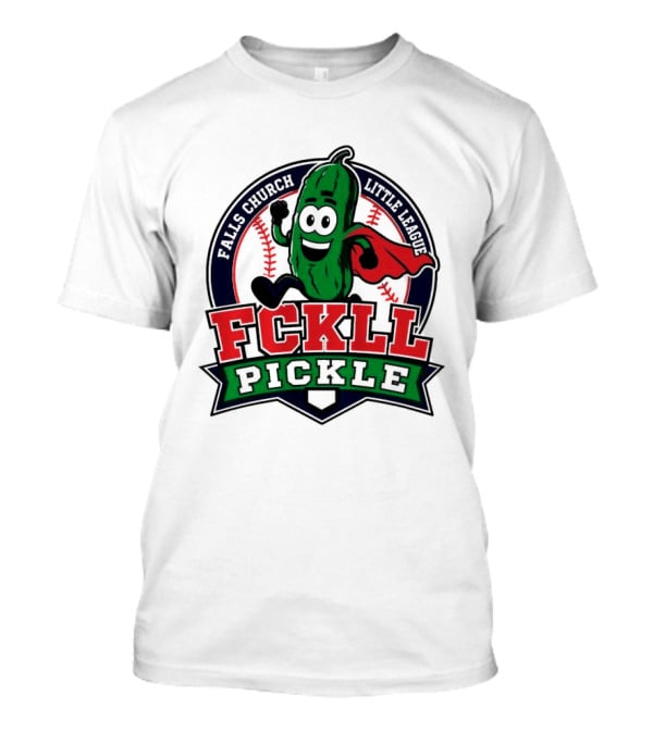 Falls Church Little League FCKLL Pickle Fundraiser Superhero T-Shirt